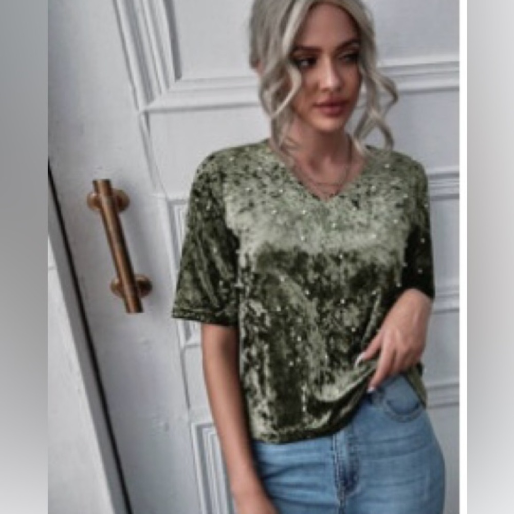 Brand:SHIEN   Size:S  color:dark green